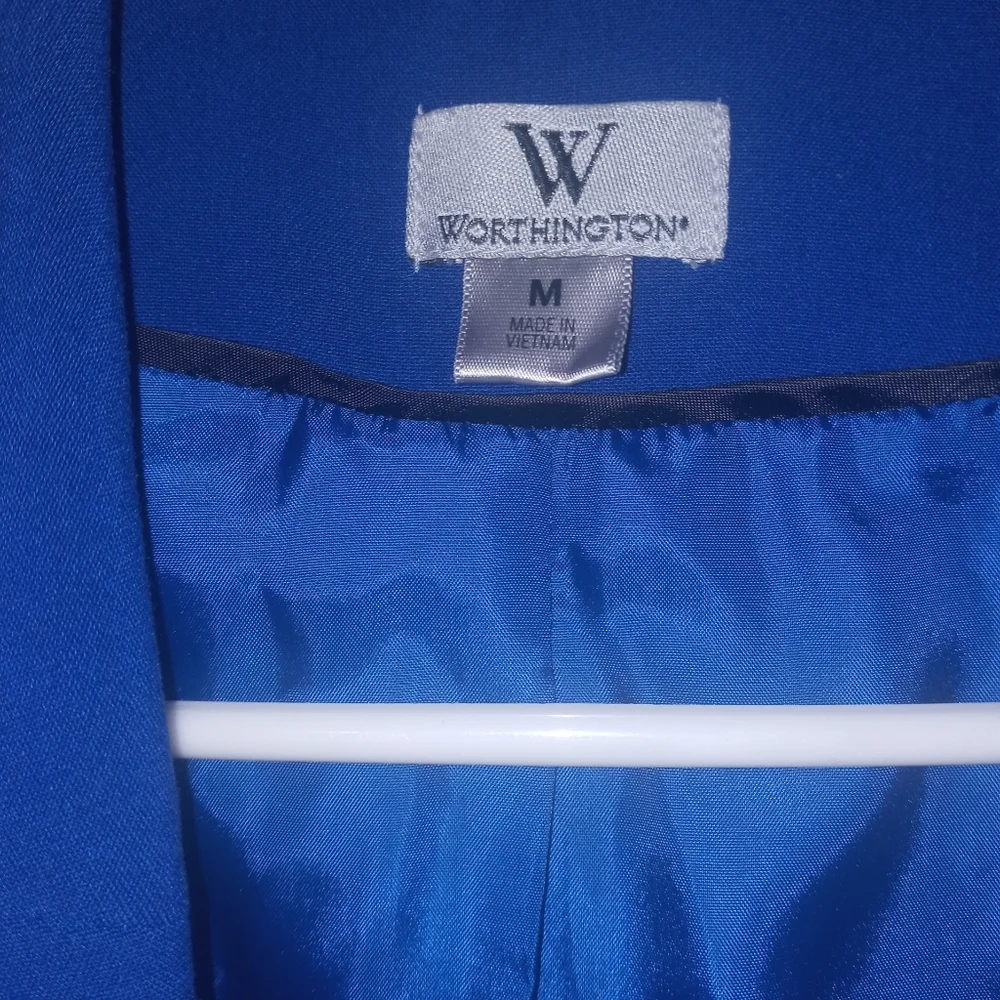 Worthington Royal Blue Blazer Jacket - Picture 4 of 5